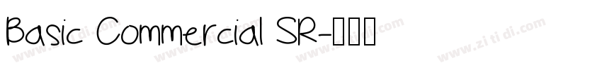 Basic Commercial SR字体转换
